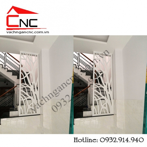 Thiết kế cầu thang từ mẫu vách ngăn cnc đẹp tại tphcm