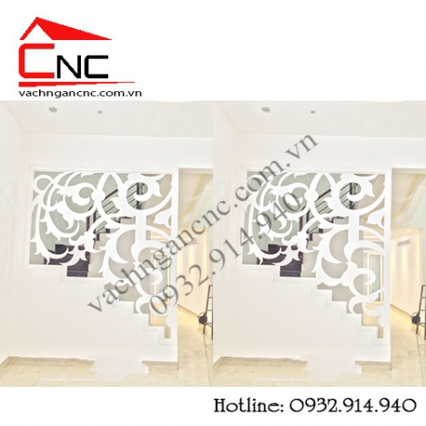 Thiết kế cầu thang từ mẫu vách ngăn cnc đẹp tại tphcm