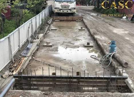 Dịch vụ di chuyển, lắp đặt trạm cân điện tử cũ 120 Tấn - Cân Chi Anh