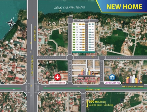 Bán đất nền Diên An, Diên Khánh, cách biển Nha Trang 12km, 10tr/m2 - NEW HOME - 0906505788