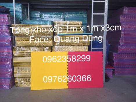 kho xốp trải sàn 1m x 1m x 3cm