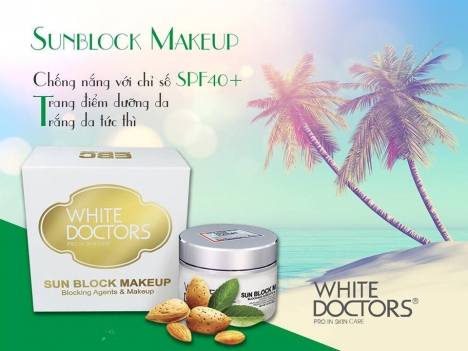 Kem White Doctor Trang Điểm Chống Nắng Sunblock Makeup