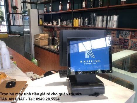Setup tận nơi cho quán trà sữa tại HÀ NỘI trọn bộ máy cảm ứng tính tiền giá rẻ siêu hot 