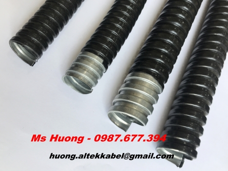 Ống ruột gà - Đầu nối ống ruột gà với ống thép trơn