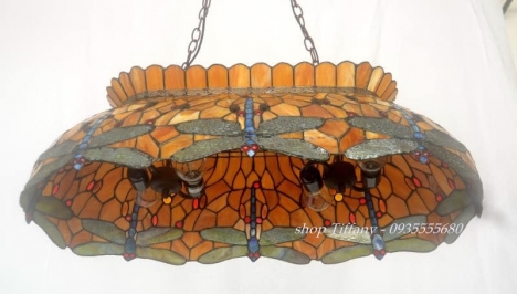 Đèn Thả Trần Tiffany Chuồn Chuồn Mỹ
