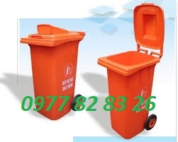 thùng rác 120 lít, thùng rác 120l nắp hở, giao hàng tận nơi 0977828326 ms thu