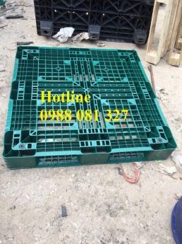 Pallet nhựa 1 mặt, 2 mặt, pallet kê hàng chất lượng tốt