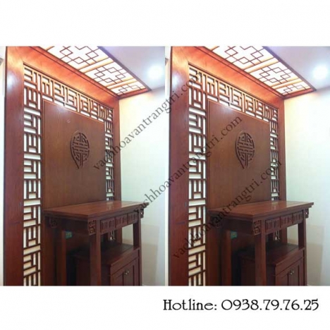 Ý tưởng vách ngăn phòng thờ đẹp trang trí nội thất nhà bạn ở tphcm