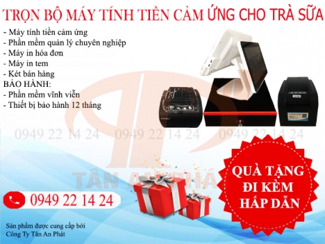 Bán máy tính tiền cho quán trà sữa tại Nam Định giá rẻ