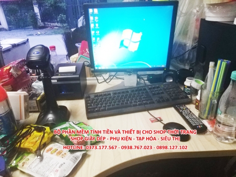 Lắp tận nơi phần mềm tính tiền cho shop quà tặng – phụ kiện tại Cần Thơ