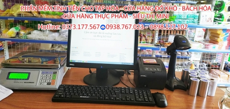 Lắp tận nơi phần mềm tính tiền cho shop quà tặng – phụ kiện tại Cần Thơ