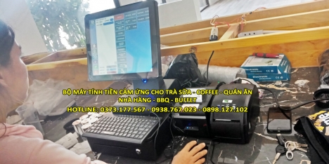 Cung máy tính tiền cho quán Trà Chanh tại Nam Định