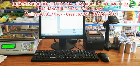Lắp tận nơi phần mềm tính tiền cho shop quà tặng – phụ kiện tại Cần Thơ
