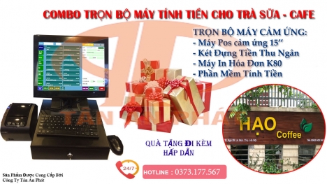 Cung máy tính tiền cho quán Trà Chanh tại Nam Định