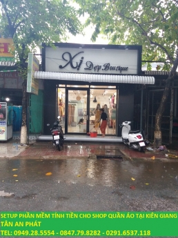 Lắp đặt tận nơi cho Shop quần áo tại Kiên Giang/Sóc Trăng/ Cà Mau Full bộ thiết bị tính tiền giá rẻ
