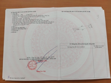 Bán 13 nền đất thổ cư, sổ đỏ riêng, gần nhà máy nước Châu Pha - Bà Rịa - Vũng Tàu, giá 635 triệu