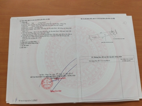Bán 13 nền đất thổ cư, sổ đỏ riêng, gần nhà máy nước Châu Pha - Bà Rịa - Vũng Tàu, giá 635 triệu