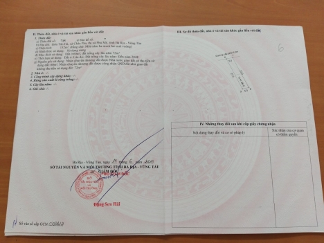 Bán 13 nền đất thổ cư, sổ đỏ riêng, gần nhà máy nước Châu Pha - Bà Rịa - Vũng Tàu, giá 635 triệu
