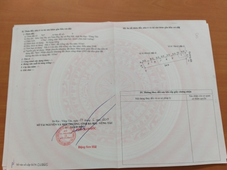 Bán 13 nền đất thổ cư, sổ đỏ riêng, gần nhà máy nước Châu Pha - Bà Rịa - Vũng Tàu, giá 635 triệu