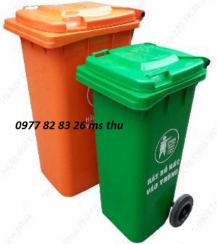 Thùng rác nhựa HDPE 120 lít, 240 lít cam kết giá rẻ nhất trên Toàn Quốc