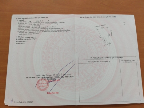 Bán 13 nền đất thổ cư, sổ đỏ riêng, gần nhà máy nước Châu Pha - Bà Rịa - Vũng Tàu, giá 635 triệu