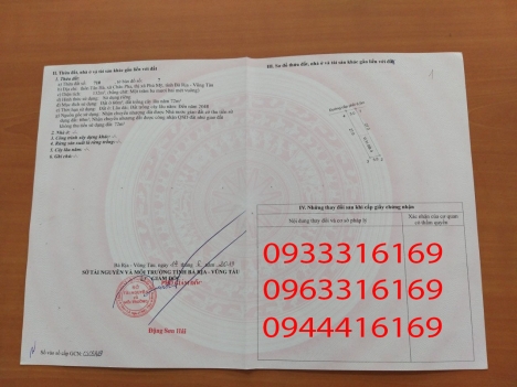 Bán 13 nền đất thổ cư, sổ đỏ riêng, gần nhà máy nước Châu Pha - Bà Rịa - Vũng Tàu, giá 635 triệu