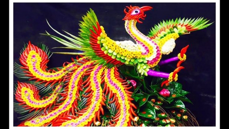 Dạy kết rồng phụng mâm quả cưới
