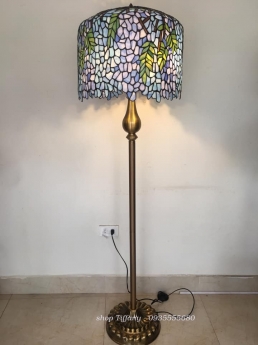 Đèn Cây Tiffany Hoa Đậu Tía Rủ