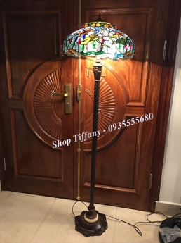 Đèn Sàn Tiffany Hoa Sen chuồn 50cm