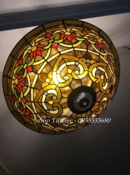 Đèn Trần Tiffany Họa Tiết Châu Âu