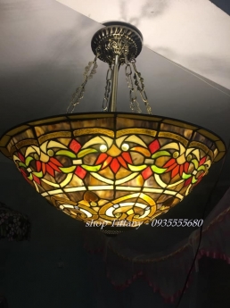 Đèn Trần Tiffany Họa Tiết Châu Âu