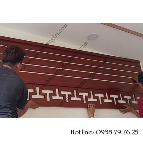 Đẹp với vách ngăn hoa văn cnc hiện đại trang trí nhà