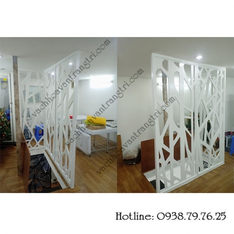 Đẹp với vách ngăn hoa văn cnc hiện đại trang trí nhà