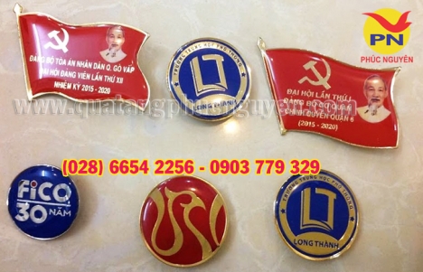 Cơ sở sản xuất huy hiệu công ty, bảng tên nhân viên, huy hiệu đồng