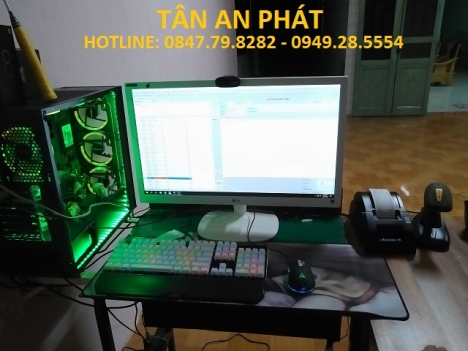 Setup tận nơi tại Kiên Giang Full bộ máy tính tiền giá rẻ kèm phần mềm bán hàng cho Nhà sách-VPP