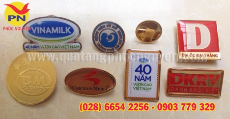 Cơ sở sản xuất huy hiệu công ty, bảng tên nhân viên, huy hiệu đồng
