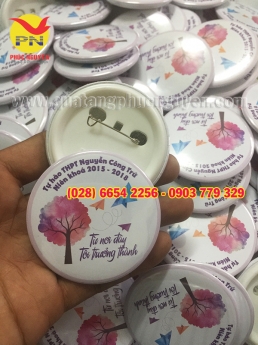 Cơ sở chuyên sản xuất Huy Hiệu Nhựa giá rẻ, làm huy hiệu nhựa