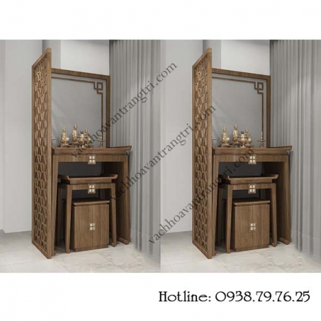 Độc đáo với mẫu vách ngăn phòng thờ đẹp sắc sảo từ máy cnc