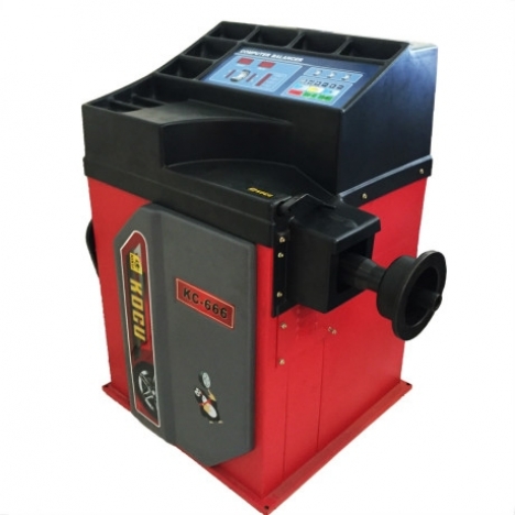 Máy cân bằng lốp xe oto con hiển thị màn hình LCD Kocu-666