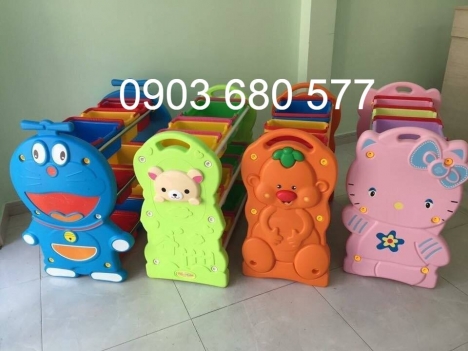 Kệ nhựa mầm non cho trẻ em giá cực TỐT