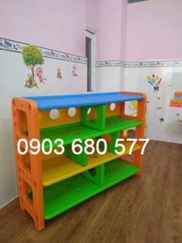 Kệ nhựa mầm non cho trẻ em giá cực TỐT