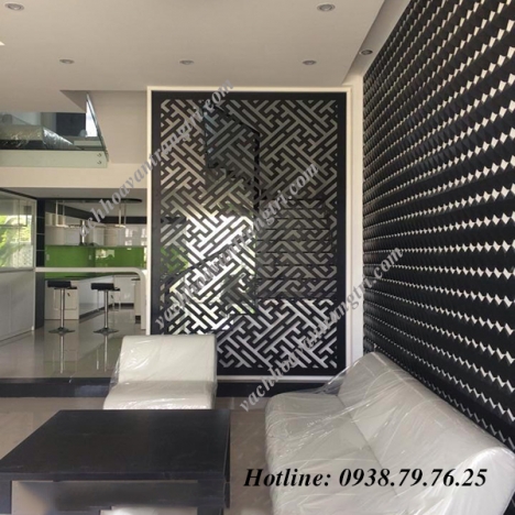 Mới lạ với vách ngăn cnc trang trí phòng khách đẹp
