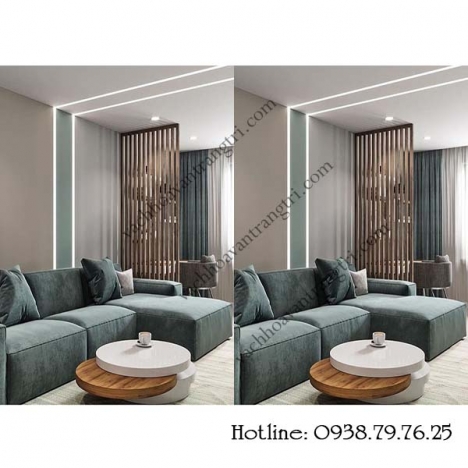 Bảng giá và các mẫu lam gỗ trang trí cho phòng khách