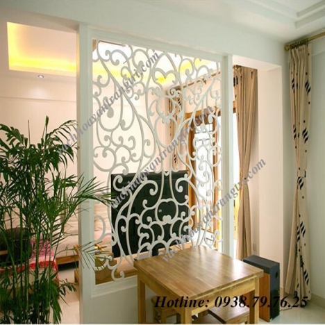 Mẫu vách ngăn trang trí nội thất bằng gỗ độc đáo