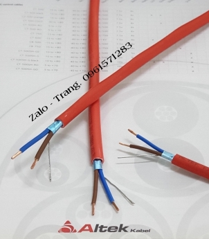 Cáp chống cháy 2x1.0 hiệu Altek kabel