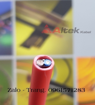 Cáp chống cháy 2x1.0 hiệu Altek kabel