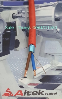 Cáp chống cháy 2x1.0 hiệu Altek kabel