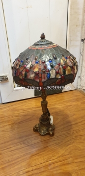 Đèn bàn Tiffany họa tiết chuồn chuồn cổ