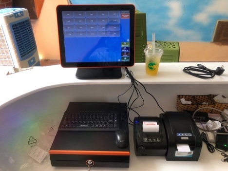 Máy tính tiền giá rẻ dành cho quán trà chanh tại Hải Phòng 