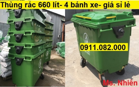 Bán thùng rác 120 lít 240 lít màu xanh, cam,vàng giá siêu rẻ- thùng rác nhựa